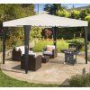 22859 8 rattan pavilon 3x4 m krem 2