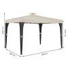 22859 3 rattan pavilon 3x4 m 24268