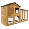 Cabana pentru iepuri 204 x 45 x 84 cm 24541