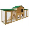 Cabana pentru iepuri 204 x 45 x 84 cm 24543