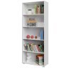 Bibliotecă 190 cm alb - 5 compartimente 24967