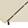 Umbrelă de soare cu LED Brazilia 3,5 m - crem 27235