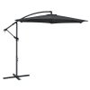 Umbrelă de soare Brazilia 3,5 m - gri închis 27261