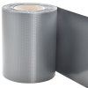 Banda de protectie PVC pentru gard 4 buc - gri deschis 27495