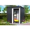 Casuta de gradina A0 181x162x86 cm - antracit 27556