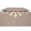 Pavilion de grădină Topas - taupe 26771
