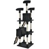 Stâlp de zgâriere pentru pisici Amy - negru 28489