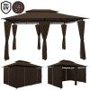 24710 9 kerti pavilon topas 4x3 m barna opciok