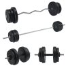 Set gantere 3 în 1 60 kg 29806