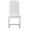 Set 4 scaune consola Vegas - fotoliu alb din fata