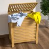 Cos de rufe din bambus - 62L cu fundal