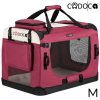 Geanta portabila pentru caini M 60x42x42cm - dimensiune rosie