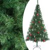 Brad artificial 240cm + suport - verde 24940