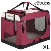 Geanta portabila pentru caini XL 82x59x59cm - dimensiune rosie
