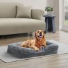 Pat pentru caini Sheena L 98 x 70 cm - caine gri