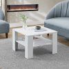 26168 1 dohanyzoasztal 60x60cm feher nappali