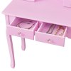 Masuta de toaleta Julia - depozitare roz