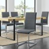 Set de 2 scaune cantilever Vegas - Sufragerie gri