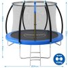 Trambulina Ø244cm cu dimensiuni plasa de siguranta