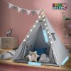 Cort copii tipi 160x120x120cm - dimensiuni gri