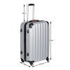 26450 14 utazoborond xl 45x28x70 cm ezust meretek