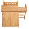 Casuta pentru pisici, lateral balcon 53x54x64 cm