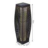 26561 7 solar rattan lampa 70 cm meretek