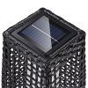 26561 8 napelemes rattan lampa 70 cm panel