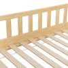 Pat copii Marli 80 x 160 cm cu spatiu de depozitare - lamele naturale