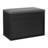 Suport pantofi 60x30x44 cm - negru din spate