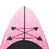 Paddleboard cu accesorii - design roz