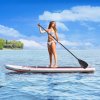 Paddleboard cu accesorii - utilizare roz