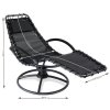 Sezlong Eve relax - negru 32965