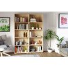 Bibliotecă 190 cm - 5 compartimente 33107