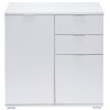 Comoda albă cu 2 uși și sertar 33141