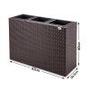 26852 5 viragcserep 83x30 5x60cm barna 33265