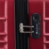 Set valiza de călătorie Rom - Blocare roșie