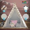 Cort copii Teepee 160x120x120cm - detaliu roz