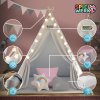 Cort copii Teepee 160x120x120cm - accesorii roz