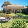 Umbrelă de soare de grădină Maui Ø330cm - taupe pentru utilizare