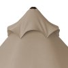 Umbrelă de soare de grădină Maui Ø330cm - baldachin taupe