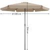 27383 7 kerti napernyo maui 330cm taupe meretek