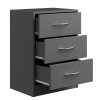 Noptiera Eloise 54x39x28cm - sertar antracit