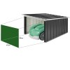 Garaj pentru robot de tuns iarba 89x90x54cm - suprafata antracit