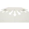 27617 5 kerti pavilon topas 3x4 krem tetofedes