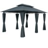 Pavilion de gradina Topas 4×3 - antracit