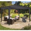 Pavilion ratan 3x4 m - antracit 2
