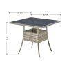 28163 5 rattan asztal yoro szurke meretek