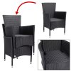 Set balcon rattan Berlin 2+1 stiva