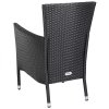 Mobila de balcon rattan din material Berlin 2+1